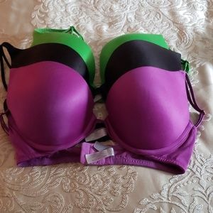Victoria Secret Very Sexy Push-up bra 3 bra bundle